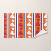 Love Hearts Star Stripes (Serviette à main)