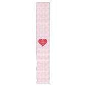 Love Hearts Table Runner Gift for Husband Lange Tafelloper (Voorkant)
