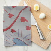 Love Hearts Tea Towel Theedoek (Quarter Fold)