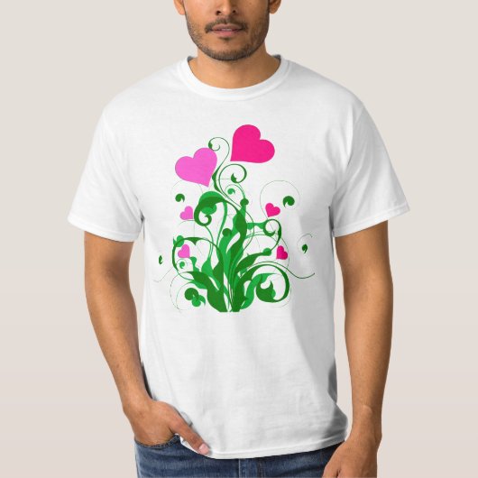 Love Hearts Tree T-shirt (Voorkant)