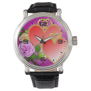 Love Hearts Valentijnsdag Horloge