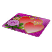 Love Hearts Valentijnsdag Snijplank (Hoek)