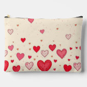 Love Hearts Valentijnse bruiloft - Cosmetische tas (Voorkant)