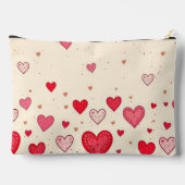 Love Hearts Valentijnse bruiloft - Cosmetische tas (Achterkant)
