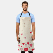 Love Hearts Valentijnse bruiloft - Schort (Gedragen)
