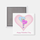 Love Hearts Valentine Magnet (Recto/Verso)