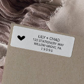 Love Hearts Wedding Etiket