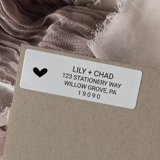 Love Hearts Wedding Etiket