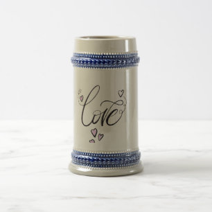 Love Heritage Stein Tasse à bière en céramique a