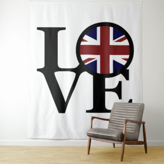 LOVE Het Verenigd Koninkrijk Wandkleed
