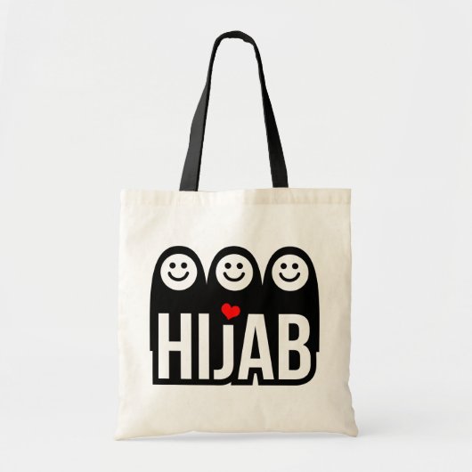 Love Hijab Tote Bag (Voorkant)