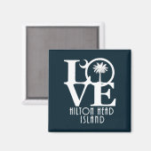 LOVE Hilton Head Island Magneet (Voorkant / Achterkant)