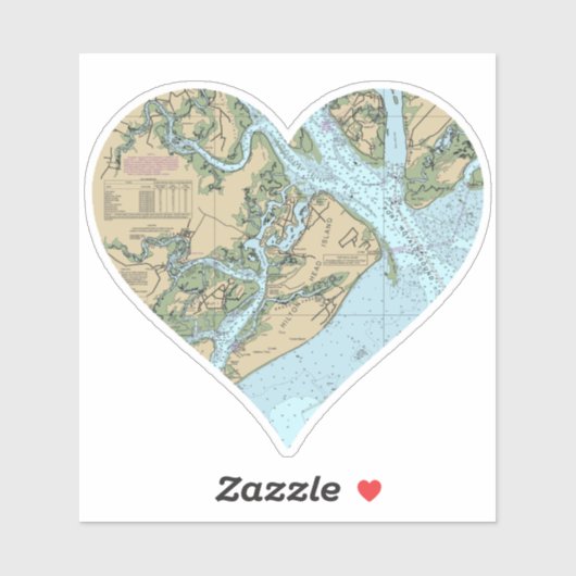 Love Hilton Head Island Sticker (Vel)