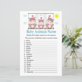 Love hippo Baby Animals Name Game (Staand voorkant)