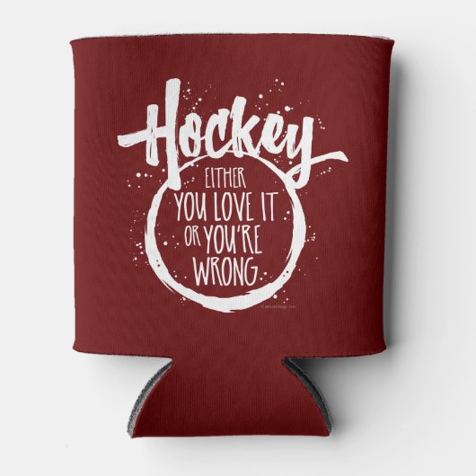 Love Hockey Blikjeskoeler (Voorkant)