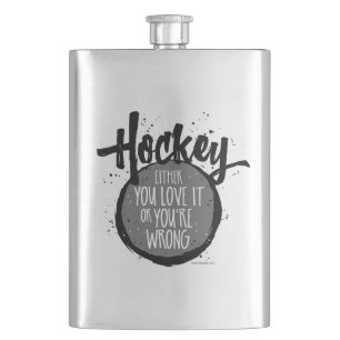 Love Hockey Flask Flacon