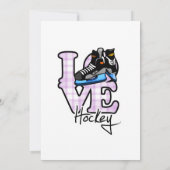 Love Hockey Kaart (Achterkant)