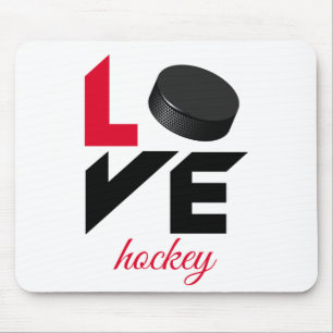 Love hockey muismat