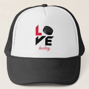 Love hockey trucker pet
