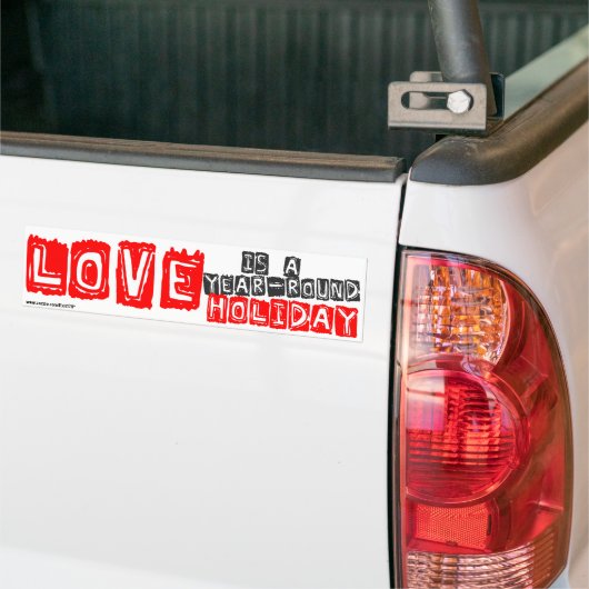 Love Holiday Bumpersticker (Op Truck)