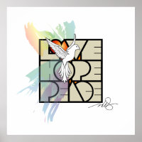 Love Hope Peace Dove