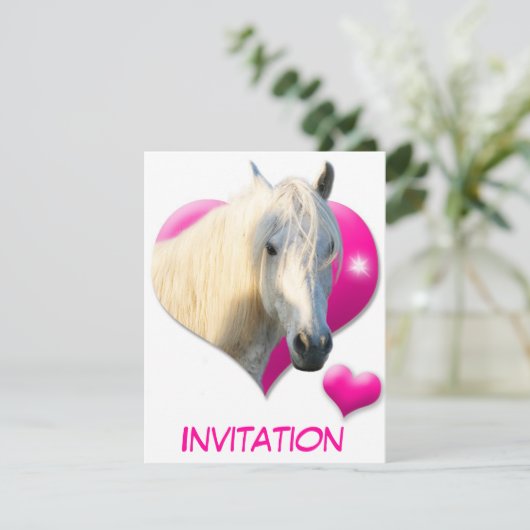 Love Horse Invitation (Debout devant)