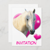 Love Horse Invitation (Devant / Derrière)
