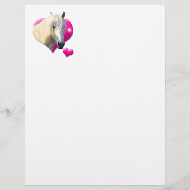 Love Horse Papier in Lettre (Voorkant)