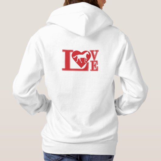 Love Horses Hoodie (Achterkant)