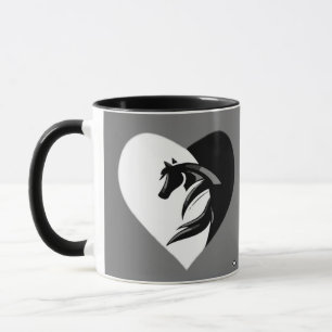 Love Horses Logo with Heart Mok