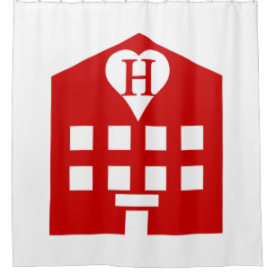 Love Hotel Japanse Emoji Douchegordijn