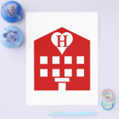 Love Hotel Japanse Emoji Flyer (Enkel)