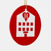 Love Hotel Japanse Emoji Keramisch Ornament (Rechts)