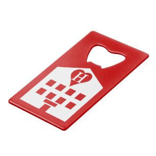 Love Hotel Japanse Emoji Kredietkaart Flessenopener