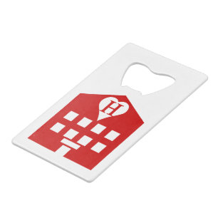 Love Hotel Japanse Emoji Kredietkaart Flessenopener