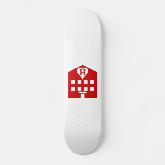 Love Hotel Japanse Emoji Skateboard (Voorkant)