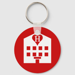 Love Hotel Japanse Emoji Sleutelhanger
