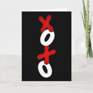 Love Hugs and Kisses Valentijn Feestdagen Kaart