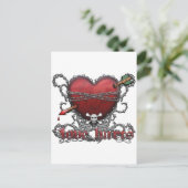 Love Hurts Briefkaart (Staand voorkant)