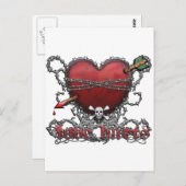 Love Hurts Briefkaart (Voorkant / Achterkant)