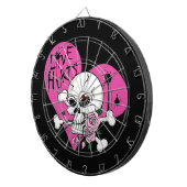 Love Hurt's Skull Dartbord (Voorkant Rechts)