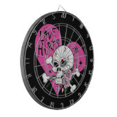 Love Hurt's Skull Dartbord (Voorkant Links)