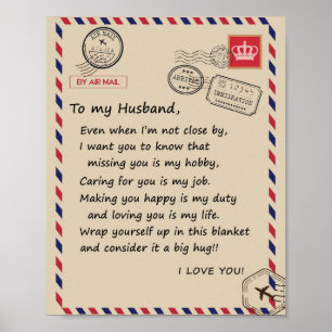 Love Husband   Brief aan mijn man van wie ik je ho Poster