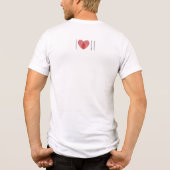 LOVE IDENTITY Playera Tri-Blend Shirt (Achterkant)
