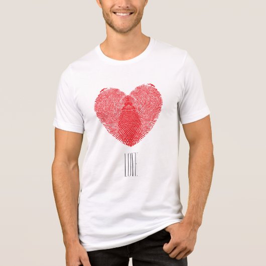 LOVE IDENTITY Playera Tri-Blend Shirt (Voorkant)