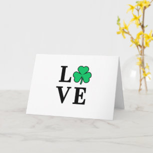 LOVE Ierland Klaver Shamrock Multifunctionele Deke Kaart