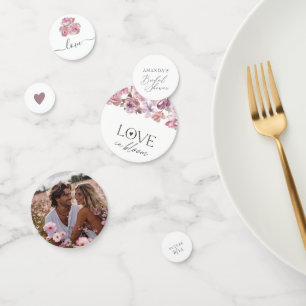 Love In Bloom Bloemen Bruiloftsshower Confetti