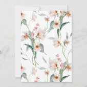 Love in Bloom Bridal Shower Invitation Kaart (Achterkant)
