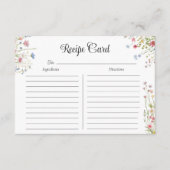 Love in Bloom Fleur sauvage Recette Cartes (Devant)