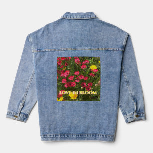 Love in Bloom Rode Rozen Jas Denim Jacket